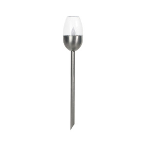 Hejia Outdoor Solar Ground <b>Light</b> Stainless Steel Wine Glass Led Flame Lamp For Garden Pathway Lighting - Product Image 4