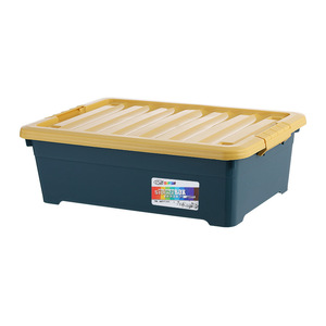 Boîte de <span class=keywords><strong>rangement</strong></span> de vêtements à roulettes <span class=keywords><strong>sous</strong></span> le <span class=keywords><strong>lit</strong></span> <span class=keywords><strong>Rangement</strong></span> ménager de type tiroir plat en plastique avec <span class=keywords><strong>rangement</strong></span> des vêtements Pratique peu encombrant - Product Image 5