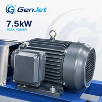 Machine à granulés d'aliments industriels GenJet 200-300 kg/h avec matrice plate de 210 mm et presse à 3 rouleaux pour l'alimentation des bovins, des moutons et des volailles