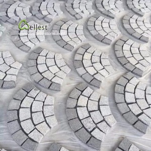 Pavés sur pavés maillés en forme d'éventail pour allée/entrée de <span class=keywords><strong>maison</strong></span>/patio/allées/cour/conception de jardin - Product Image 2