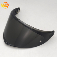 Visière de remplacement en PC pour casque de moto intégral AGV K6/K6s, protection UV, lentille arc-en-ciel, état neuf