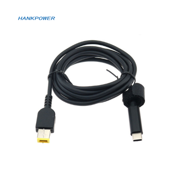 Type-C to Square 20V DC PD Power Charger Connector Cable 3A 65W for Lenovo Thinkpad USB C Adapter
