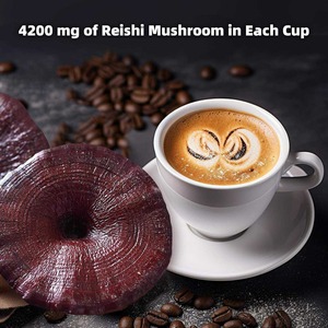 ODM Café Capuchino Sin Azúcar con Extracto Orgánico de Ganoderma Reishi, Mezcla de Café Instantáneo de Grado Alimenticio Premium, Especias, Hierbas y Saborizantes en Polvo - Product Image 5