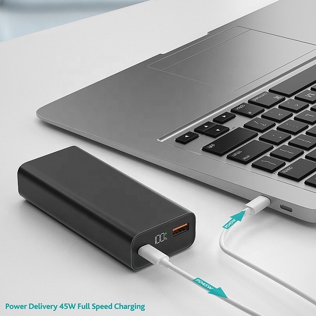 2026 Technology Aluminium Case Power Bank 10000Mah Usb C Fast Charging Rechargeable Power Bank for Laptop