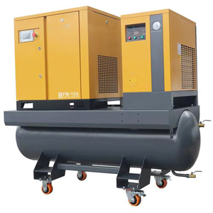 Compresor Industrial Diésel de Ahorro de Energía, Refrigerado por Aire, 7.5kW 10A |   0.8m/min 8 bar Certificado CE con Tanque Receptor de 340L Portátil - Product Image 2
