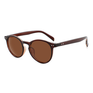 Lunettes de soleil polarisées en matériau recyclé Ocean, monture noire, verres TAC, protection UV400, unisexe, lunettes de soleil tendance - Product Image 2