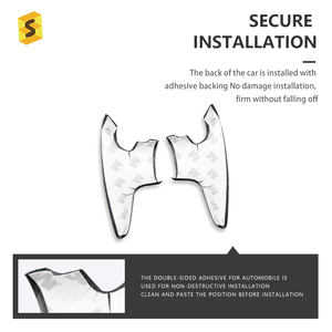 ES N-TZZ-190 In Fibra <span class=keywords><strong>di</strong></span> Carbonio Pomello Del Cambio del Cambio <span class=keywords><strong>di</strong></span> Stile Testa Caricatore Della Copertura Per Dodge Challenger SRT Viper SRT - Product Image 3