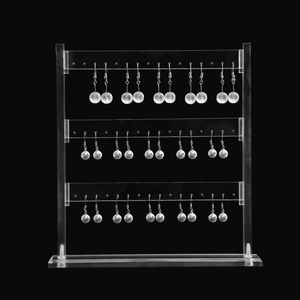 Acrylic 3-Layer Tabletop Earring Holder Stand Jewelry Organizer Display Stand for Home Use Store Selling <strong>Show</strong> Storage <strong>Rack</strong> - Product Image 4