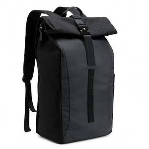 High Quality Unisex Sport Laptop <b>Backpack</b> Designer <b>Rolltop</b> New Trend Fashion Water Resistant Zipper Closure Polyester Lining - Product Image 2