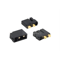 90° Vertikaler XT 4-Pin Stecker/Buchse Vergoldeter Messingkontakt IP40 Kabelverbinder für Roboterhund-Lithiumbatterie 500V DC 20A