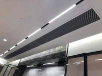 Ventilador ultrafino de acero inoxidable montado en el techo/latón, piezas para bomba de calor de Hotel HVAC, aire acondicionado Central, uso en el baño