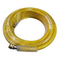 Tuyau d'arrosage haute pression en PVC 1/4'' 100m avec connecteur, flexible et léger, pour système d'irrigation agricole