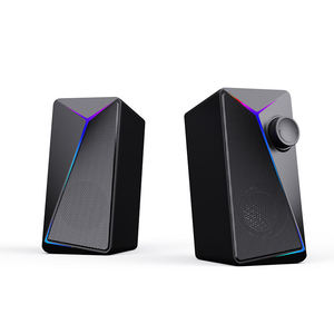 ลำโพงพกพา 2.0 RGB สำหรับพีซี ลำโพงตั้งโต๊ะ แล็ปท็อป เสียงคุณภาพสูง ลำโพงเกมมิ่งสำหรับคอมพิวเตอร์พีซี - Product Image 4