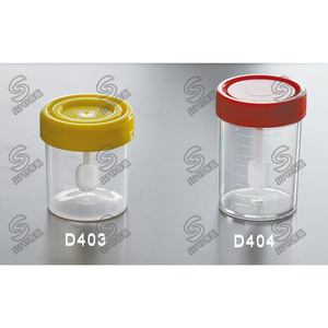 ถ้วยพลาสติกสำหรับเก็บอุจจาระ Suyi Medical ขนาด 40 มล. ฝาเกลียว รุ่น D404 - Product Image 2