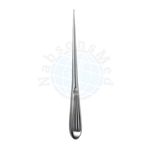 เครื่องมือขูดกระดูกสำหรับการผ่าตัดกระดูกสันหลังแบบ Spinal Fusion ขนาด 9 นิ้ว ทำจากสแตนเลสสตีล แบบใช้มือ ด้ามจับโค้งมน ปลายแหลม รูปทรงวงรี แบบกลวง สำหรับศัลยกรรมกระดูก - Product Image 1
