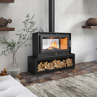Poêle à bois en fonte au design moderne, durable, très vendu, pour chauffage domestique, fabriqué en Chine