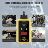 Probador de Inyectores de Combustible para Automóviles AUTOOL CT60 Universal 110v 220V, Mini Máquina de Prueba de Inyectores de Gasolina, Generador de Señales con Pantalla LCD
