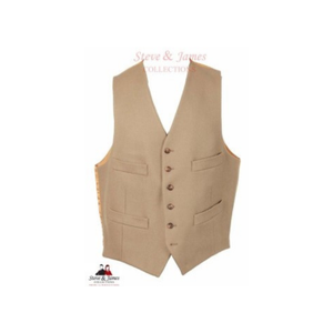 Venta al por mayor de los hombres Smart Casual Steve & James chaleco de lana de calidad superior transpirable cuello en V para la boda de negocios de otoño - Product Image 1