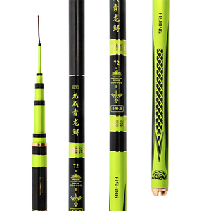 Caña de pescar telescópica personalizable de 19 pies, carrete de bambú único de 3,6-10m, Material de carbono para pesca en el mar, originado en Taiwán - Product Image 1