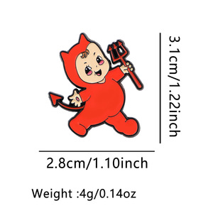 Nuova spilla per auto 2026 con citazioni divertenti e trendy, simpatico alieno neonato effetto trip - Product Image 2