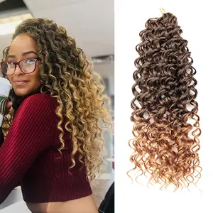 GoGo Curl Crochet Hair Deep Wave Ocean Wave Crochet Braids Hair Deep Twist  Natural Synthetic Wavy Curly Braiding Hair Extensions - AliExpress