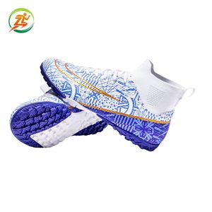 Zapatillas de Fútbol para Adultos de Caña Alta con <span class=keywords><strong>Tacos</strong></span> Sintéticos TF para Césped <span class=keywords><strong>Artificial</strong></span> AG, <span class=keywords><strong>Tacos</strong></span> Largos, para Entrenamiento de Estudiantes, Venta al por Mayor para Hombres - Product Image 1