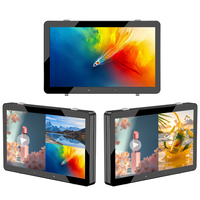Kiosco de Señalización Digital para Exteriores, Resistente al Agua IP65, Montado en la Pared, Monitor LCD 4K de 3000 Nits, Animación, Publicidad Táctil Todo en Uno