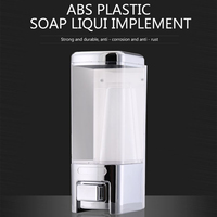 Distributeur de savon à main manuel mural Distributeur de savon liquide en plastique ABS