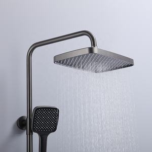 Juego de <span class=keywords><strong>ducha</strong></span> de <span class=keywords><strong>columna</strong></span> de <span class=keywords><strong>tres</strong></span> funciones de buena calidad Jiangmen Factory Cascada Caño <span class=keywords><strong>Ducha</strong></span> superior grande - Product Image 3