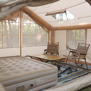 Carpa Inflable para Acampar al Aire Libre, 4 Estaciones, Impermeable, Resistente al Viento, con Viga de Aire, Casa de Campaña con Gran Espacio - Product Image 4