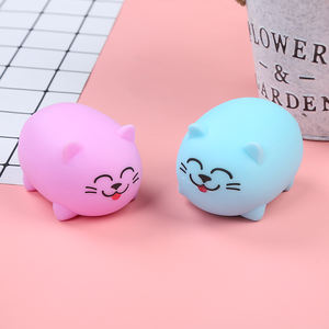 XTQ Aiti mainan stres Pva mainan kucing gemuk pabrik produk penjualan langsung penjual panas - Product Image 3