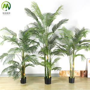 Plante Artificielle <span class=keywords><strong>Palmier</strong></span> Faux Planté Avec Des Pots <span class=keywords><strong>Mini</strong></span> Feuilles De <span class=keywords><strong>Palmier</strong></span> <span class=keywords><strong>En</strong></span> Soie Pour La Décoration Intérieure Bonsaï Arbre Prix Usine - Product Image 1