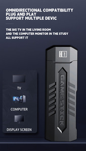 เครื่องเล่นเกมทีวี 4K HD รุ่นขายดี X2 สีน้ำเงิน กล่องทีวีส่วนตัว พร้อมจอยสติ๊กไร้สาย วิดีโอเกมคอนโซล - Product Image 3