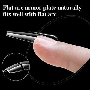 160 pièces/320 pièces pointes d'ongles demi-mat couverture complète acrylique ongles conseils moyen Gel faux ongles <span class=keywords><strong>manucure</strong></span> Salon <span class=keywords><strong>maison</strong></span> bricolage - Product Image 4