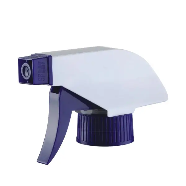 wholesale Advanced switchable 0.8cc easy grabe handle purple plastic 28/410 trigger sprayers for clean watering