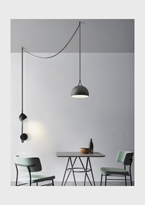 D75mm คาดพื้นผิว DC48V สายพานแม่เหล็กสีดำทอสายพานสถาปัตยกรรมผ้าที่ทันสมัยไฟติดรางแบบยืดหยุ่น - Product Image 3