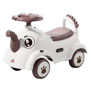 Kids Swing Car Plastic Four Wheel Balance Bike For 1-3 Year Olds Unisex With Lights And Music - Product Image 1