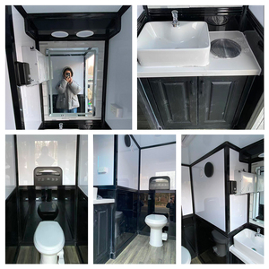 Baño Portátil Prefabricado Móvil, Inodoro Público para Exteriores, WC para Campamentos - Product Image 2