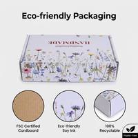 Boîte d'expédition en carton ondulé blanc extra-résistant, personnalisable avec logo, refermable, recyclable, écologique, avec pelliculage mat et auto-érection, vente en gros