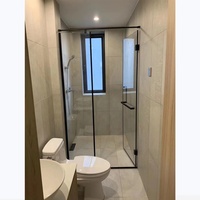 DAIYA porte de douche en verre avec en12150-1