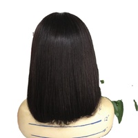 Perruque en Cheveux Humains Naturels avec Base en Soie 4x4, Ligne de Cheveux Invisible, Cheveux Brésiliens Alignés, Densité 180%, Perruque Lace Front Droite