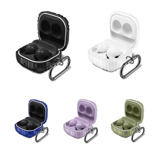 Armor Case Protective Earphone Case for Samsung Galaxy Buds 2/Live/Pro 2 for Galaxy Buds 2 Pro Case