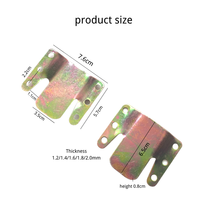 Attaches de meubles connecteur de canapé en métal connecteur sectionnel de canapé pour chaise inclinable fonctionnelle