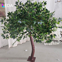 Árboles Artificiales de Fibra de Vidrio LEDA Olive, Personalizados, Duraderos, Impermeables, Centros de Mesa para Bodas, Decoración de Pasillos, Halloween