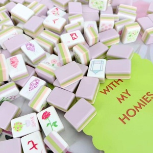 Luxury Custom Acrylic 160 Pcs 4 Layer American Mahjong Tiles for Adults Elegant <b>Entertainment</b> and Personalized Gifts - Product Image 6