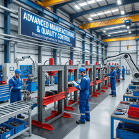 Presse hydraulique industrielle 50 tonnes à prix abordable, pneumatique, pour atelier, avec manomètre