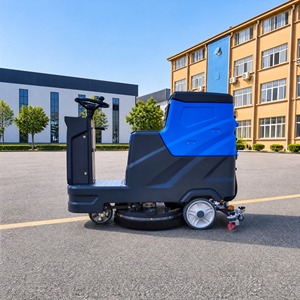 Nouvelle autolaveuse autoportée à propulsion électrique, machine de nettoyage de sols industrielle et commerciale alimentée par batterie - Product Image 6