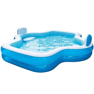 Piscina Inflable de PVC Elegante de 3 Metros de Largo con 2 Asientos y Respaldos para Uso Público - Product Image 1