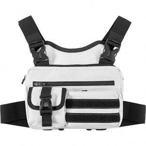 OEM Custom Logo Tactical Inspired Sports Utility Chest <b>Pack</b> Rig Pouch <b>Vest</b> Chest Bag for <b>Men</b> Workouts Cycling Hiking - Product Image 2