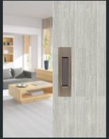 Poignées de meubles dissimulées en alliage de zinc, rectangulaires, modernes, encastrées, pour portes coulissantes, armoires, tiroirs de chambre à coucher